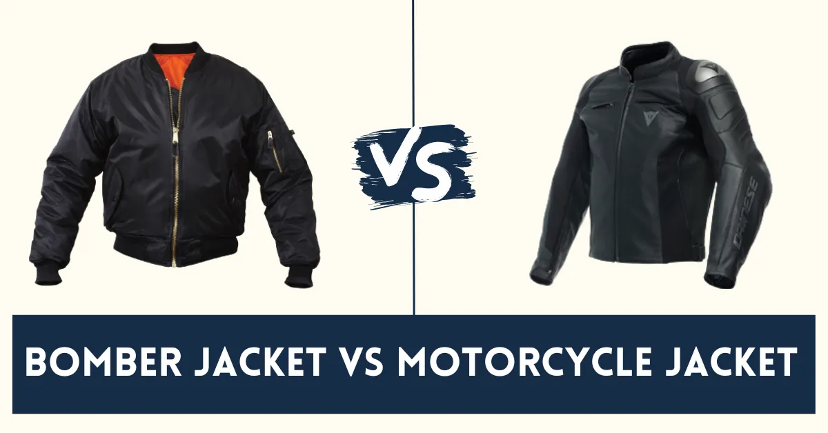 Bomber jacket vs Motorcycle jacket