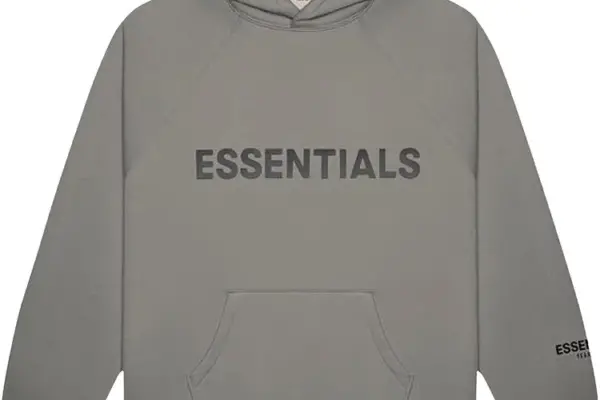 Grey Essentials Hoodies